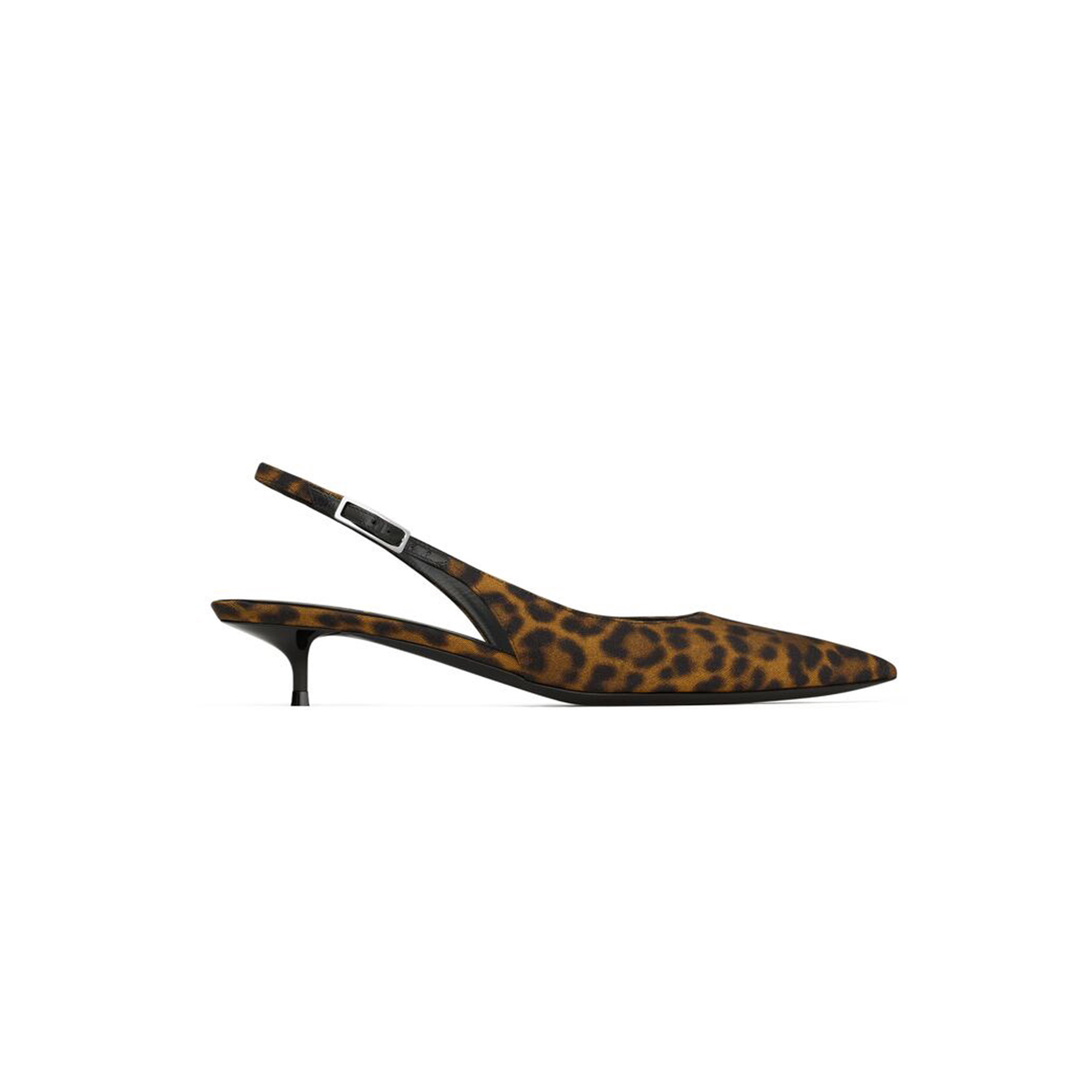 YSL CHERISH SLINGBACK PUMPS IN LEOPARD GROSGRAIN 775130AAC9X2038 YSL CHERISH SLINGBACK PUMPS IN LEOPARD GROSGRAIN 775130AAC9X2038